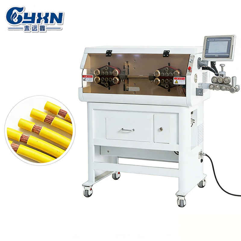 Automatic 120mm² Cable Cutting and Stripping Machine